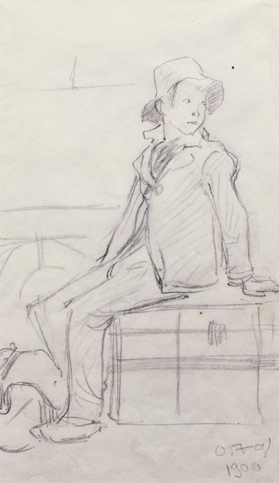 Piccolo emigrante, 1900 da Ottilia Eva Adelborg